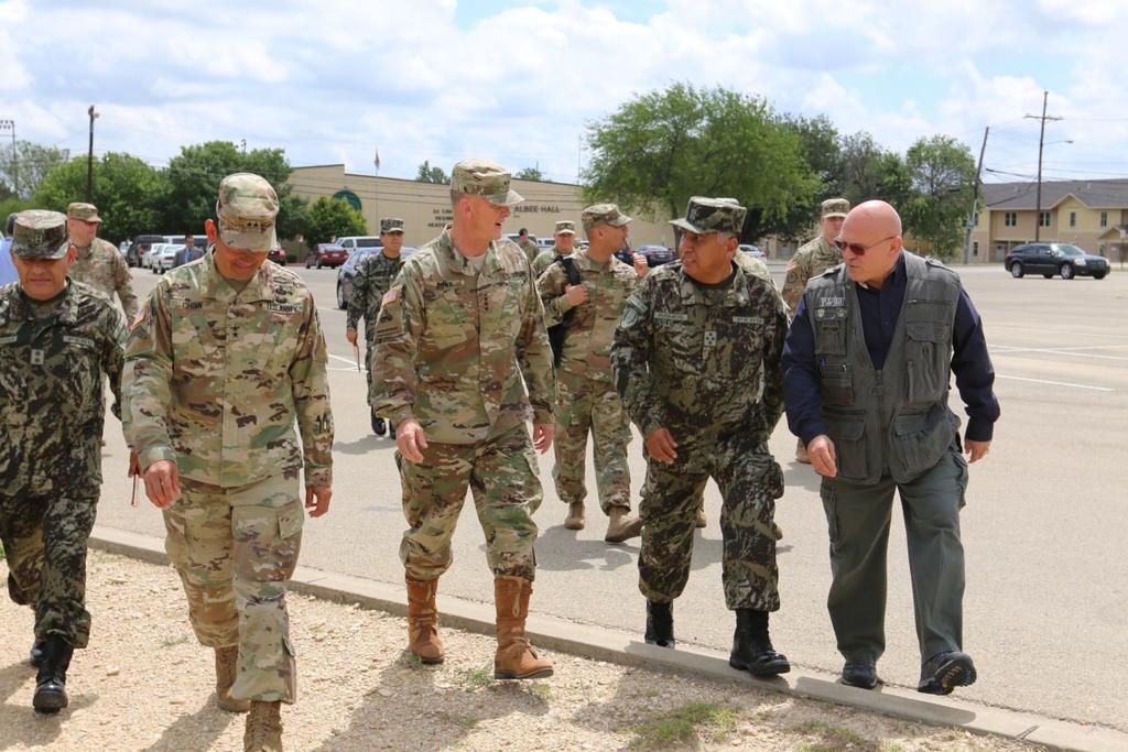 In addition, we toured III Corps Headquarters at Fort Hood, Texas with Lt. Gen.