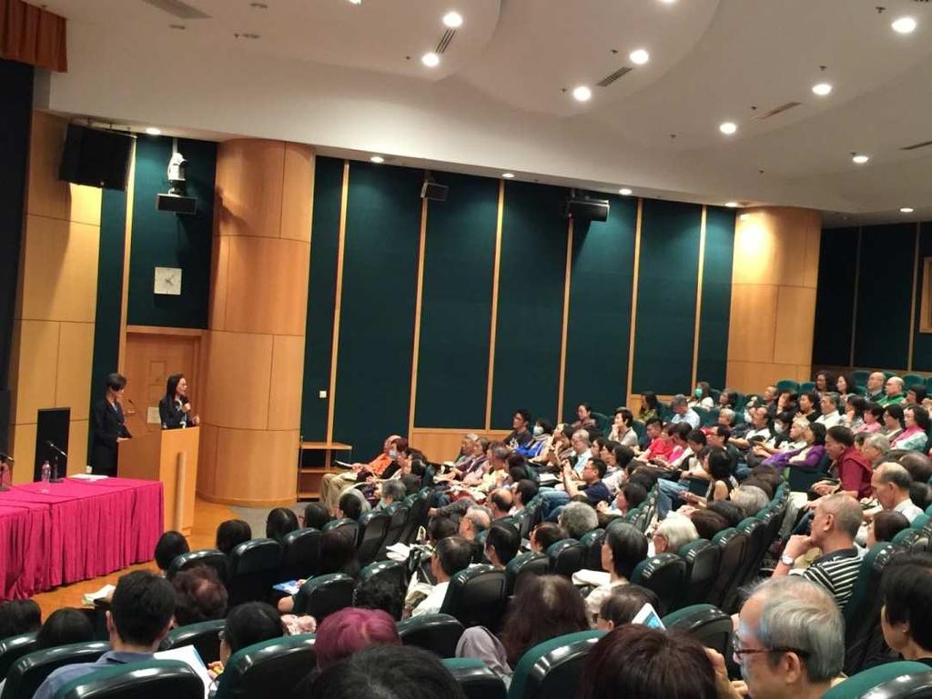 Dementia Seminar and Workshop Jointed with Hong Kong Adventist College Dementia Seminar in May, total participants: 290, took place at Hong Kong Central Library Raised awareness