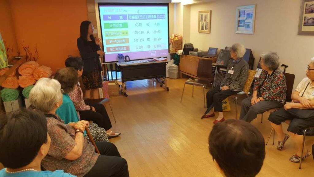 Wellness Workshop This is the second year we jointed force with Hong Kong Housing Society in providing 6-week