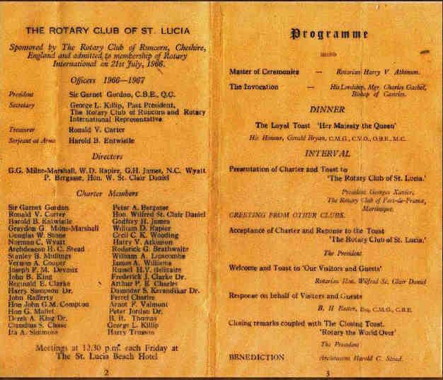 The Programme for the very first