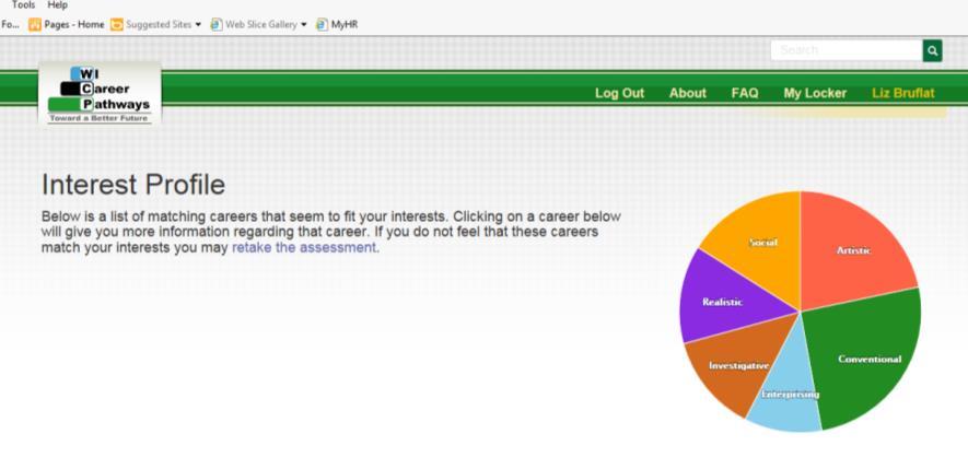 Interest Profiler In addition to the Careers Clusters Interest Survey, the Interest Profiler can help you discover careers that may interest you the most.