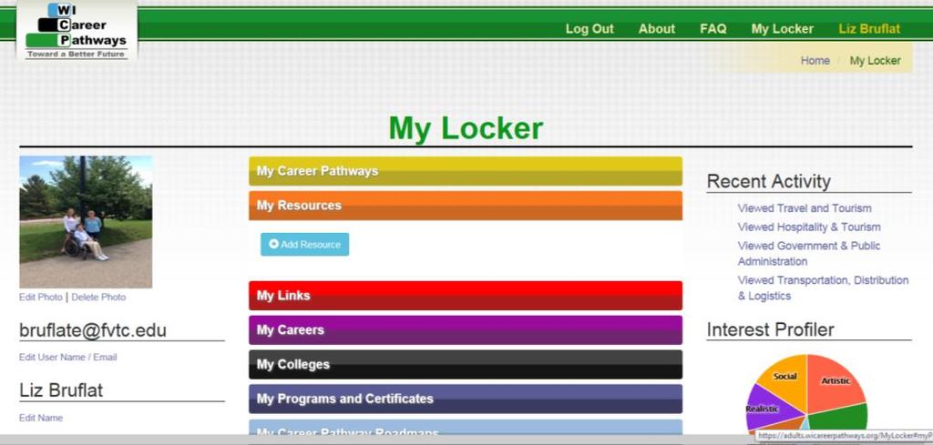 My Locker My Resources Open My Resources and click the + sign next to