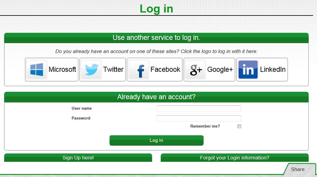 Sign in and Log in Click on Sign up here! in the blue circle on the lower left of the screen.
