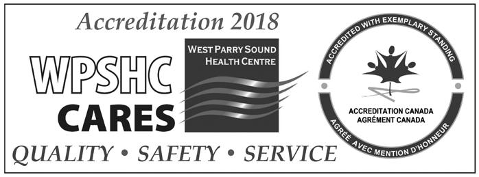 news CENTRE WPSH Ribbon weekly newsletter of West Parry Sound Health Centre February 5 to 11 2018 What is health care accreditation?