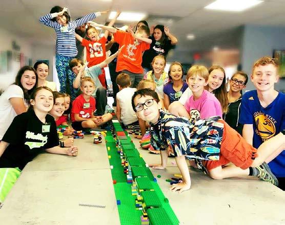 Campers build motorized machines, catapults, pyramids, demolition derby cars, truss and suspension bridges, buildings, and much more. This class is not affiliated with the LEGO Group.