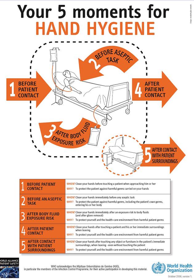 The 5 Moments of Hand Hygiene Figure 1