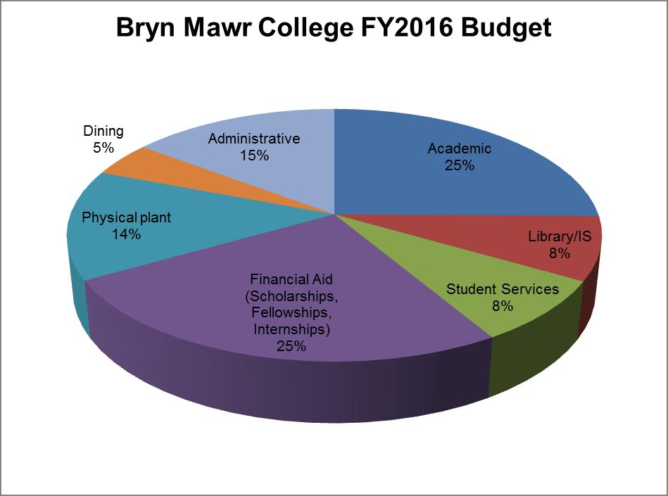 Some Financial Facts 40% of the College s annual revenues come from philanthropy, primarily from the Bryn Mawr Fund and the endowment.