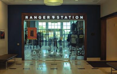 FANZONE The Clarke Hall Ranger Station FanZone features Regis apparel, gifts and other Regis-themed items.