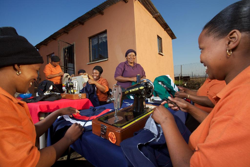 The Imvelo Yomama Sewing Project, in Mpumalanga, sponsored by the ARM
