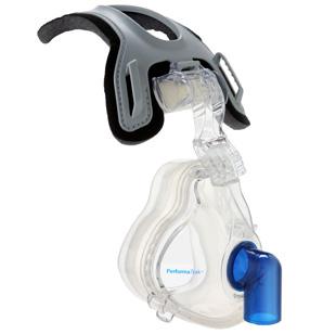 Patient Interfaces Respironics AF811 The Respironics AF811 oro-nasal single-use mask provides long-term comfort by combining a soft gel
