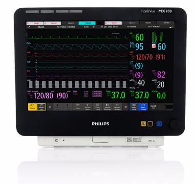 Patient Monitors IntelliVue MX500 The IntelliVue MX500 combines powerful monitoring with flexible portability in one compact unit.