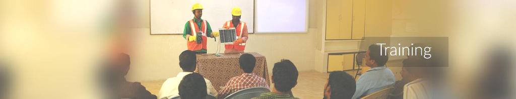 About Training at SRCCL SR, an ISO 9001:2015, has focused on the fast growing solar power sector.