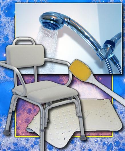 ACTIVITIES OF DAILY LIVING Assistive devices for bathing Bath transfer seats Grab