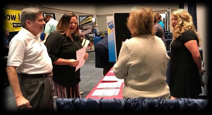 ASSIST EMPLOYERS WITH RECRUITMENT EFFORTS Community-Wide Job Fair The Chamber coordinated a communitywide job fair on April 12, 2017, for 43 employers with more than 950 job openings.