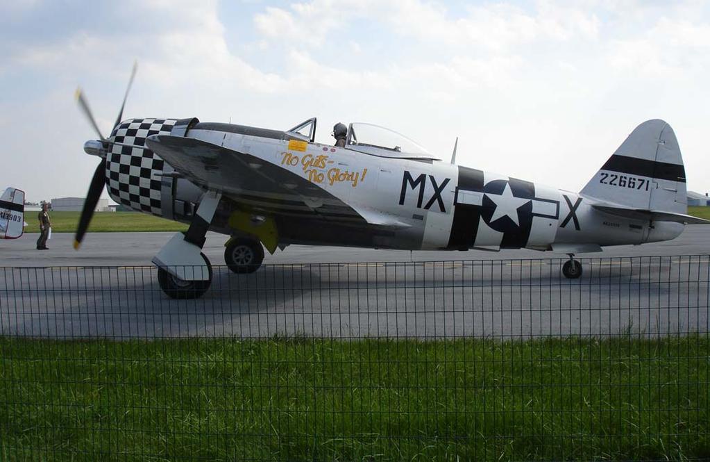 Another historic aircraft was a P-47.