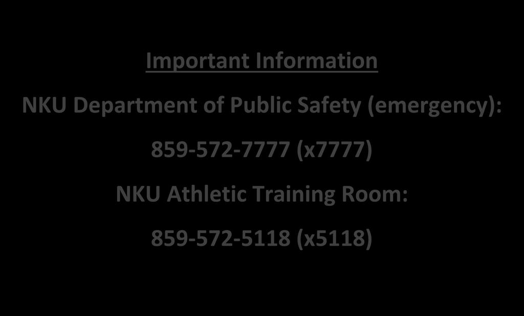 Information NKU Department