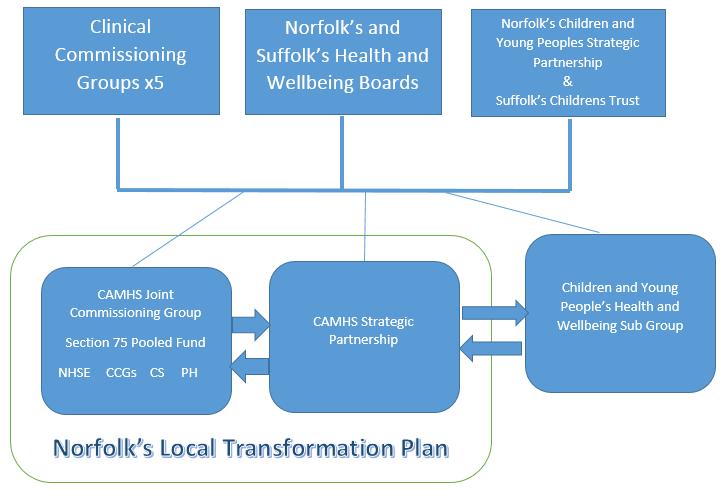 6 Governance arrangements for Norfolk & Waveney s Local Transformation Plan 6.1 7 How our Local Transformation Plan was co-produced 7.