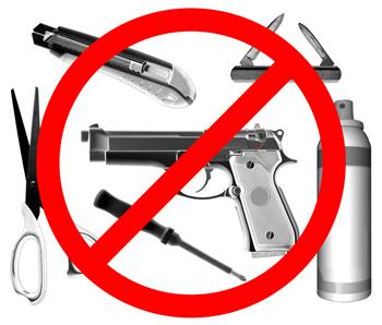 4 th of July Spectacular Prohibited Items Glass Bottles Pets (Service animals are permitted) Weapons of any kind,