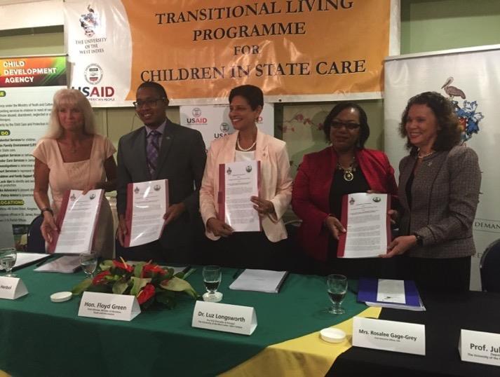 Living Programme for Children in State Care Signing