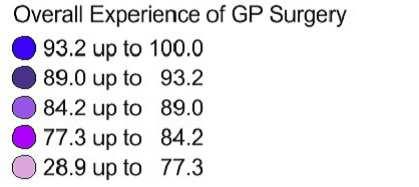 Overall experience: how the s practices compare Q28. Overall, how would you describe your experience of your GP surgery?