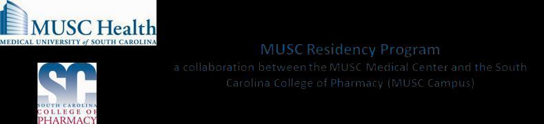 PGY1 Pharmacy Residency (Drug Information) The Medical University of South Carolina (MUSC) Medical Center is a 700-bed tertiary care academic medical center providing care for patients of Charleston