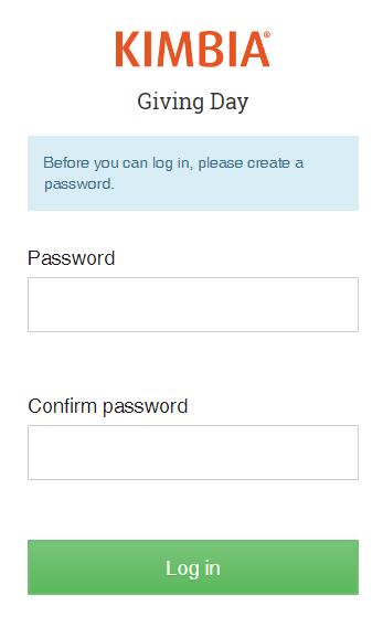 How to register Example: Accessing your profile Upon creating a password, you will be