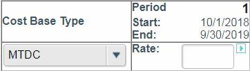 Indicate if the work is On or Off Campus. If you change the rate from On-Campus click Save for the correct rates to appear. 6.