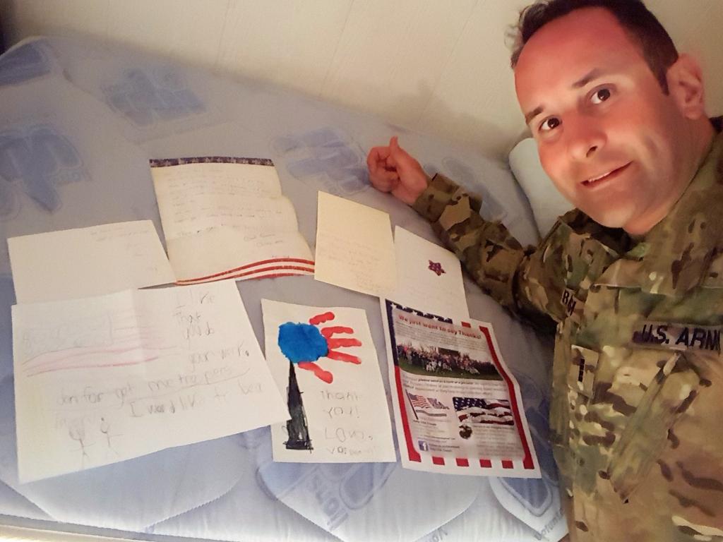 5/18/18 Dear Help USA Troops, Thank you for the care packages and letters of support that you sent to my company in Afghanistan.