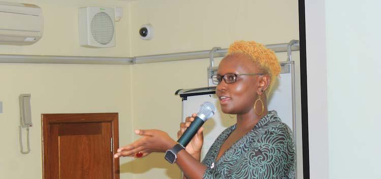 1 0 1 1 Dr Fransis Ogaro, Deputy Director Clinical Services at Moi Teaching & Referral Hospital during the KPA Conference 2017 TB ARC at the KPA Conference 2017 Janice Njoroge at the Media Engagement