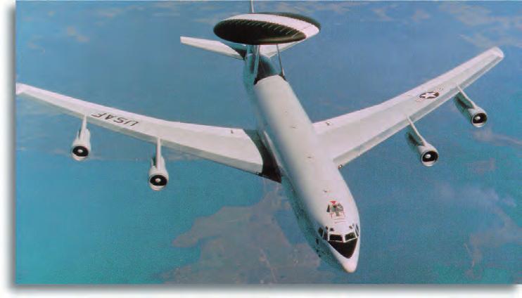 Chapter 14 - Military Aircraft E-3A AWACS (Boeing Photo) E-4B. This is a version of the Boeing 747 jumbo jet.