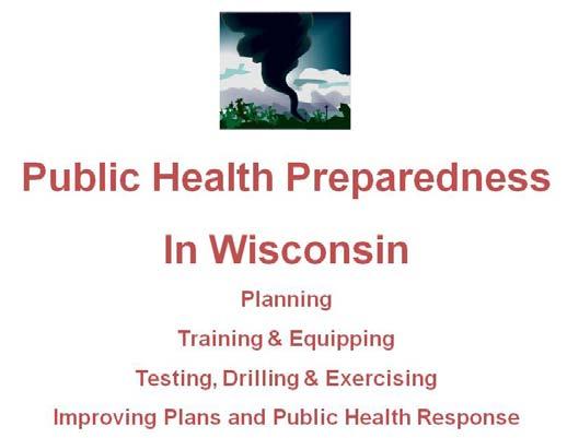This section covers Public Health Preparedness.