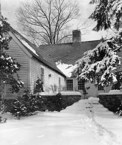 Du Bois Library, University of Massachusetts Amherst Stockbridge House rear, no date (mid 20 th century, prior