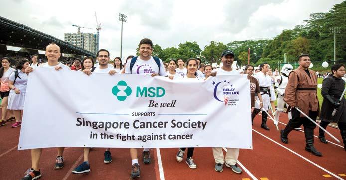 46 INAUGURAL SINGAPORE CANCER SOCIETY RELAY FOR LIFE 2017 The inaugural Singapore Cancer Society Relay For Life (RFL)