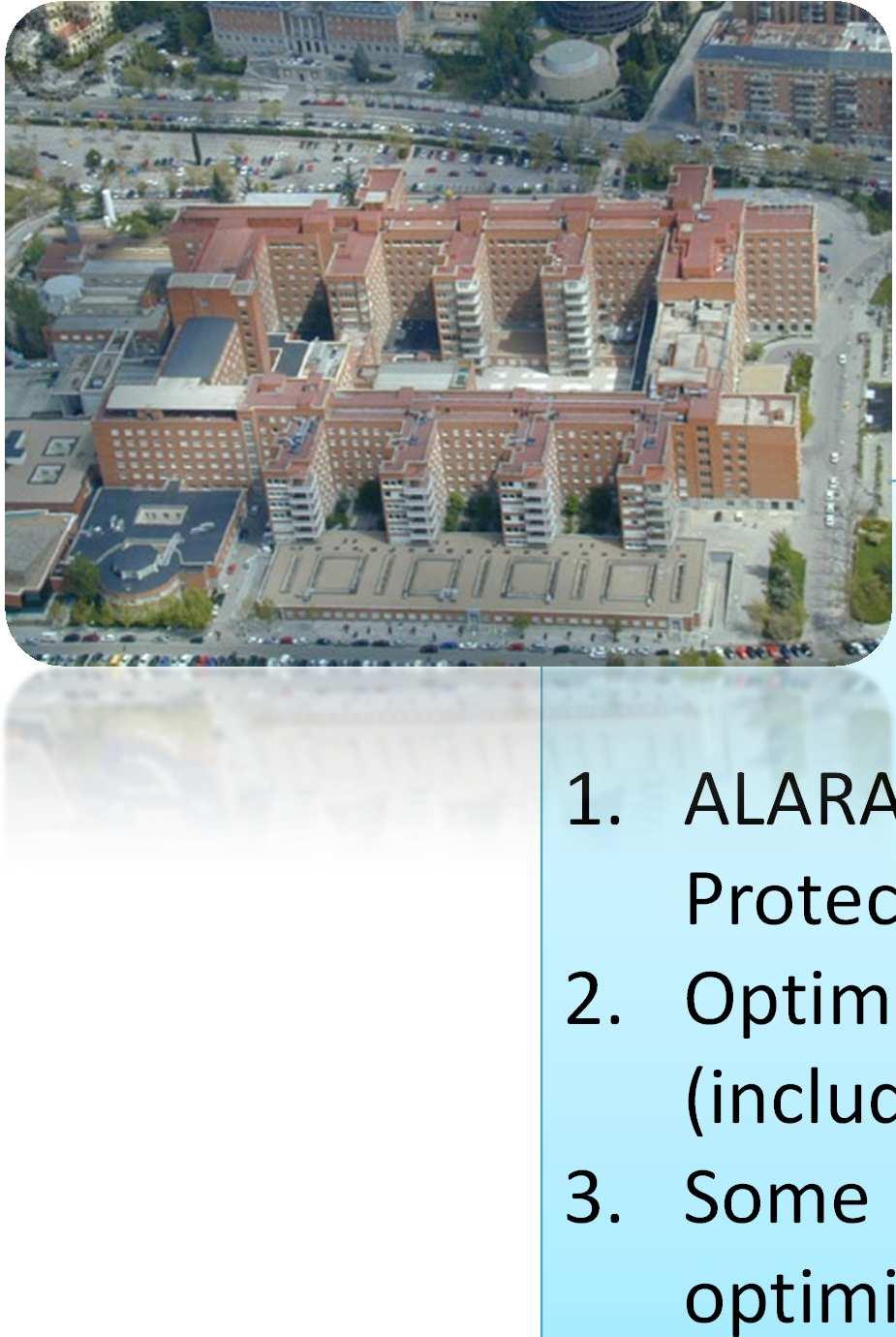 San Carlos Hospital in Madrid Content 1. ALARA and optimisation of Radiation Protection (RP) in Medicine. 2.
