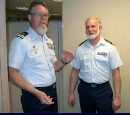 Flotilla Commander Paul Burns, FC Two Flotilla 14-8 Members Celebrating 25 Years of Service to the United States Coast Guard Auxiliary Please make an extra effort to come to our August 6th flotilla