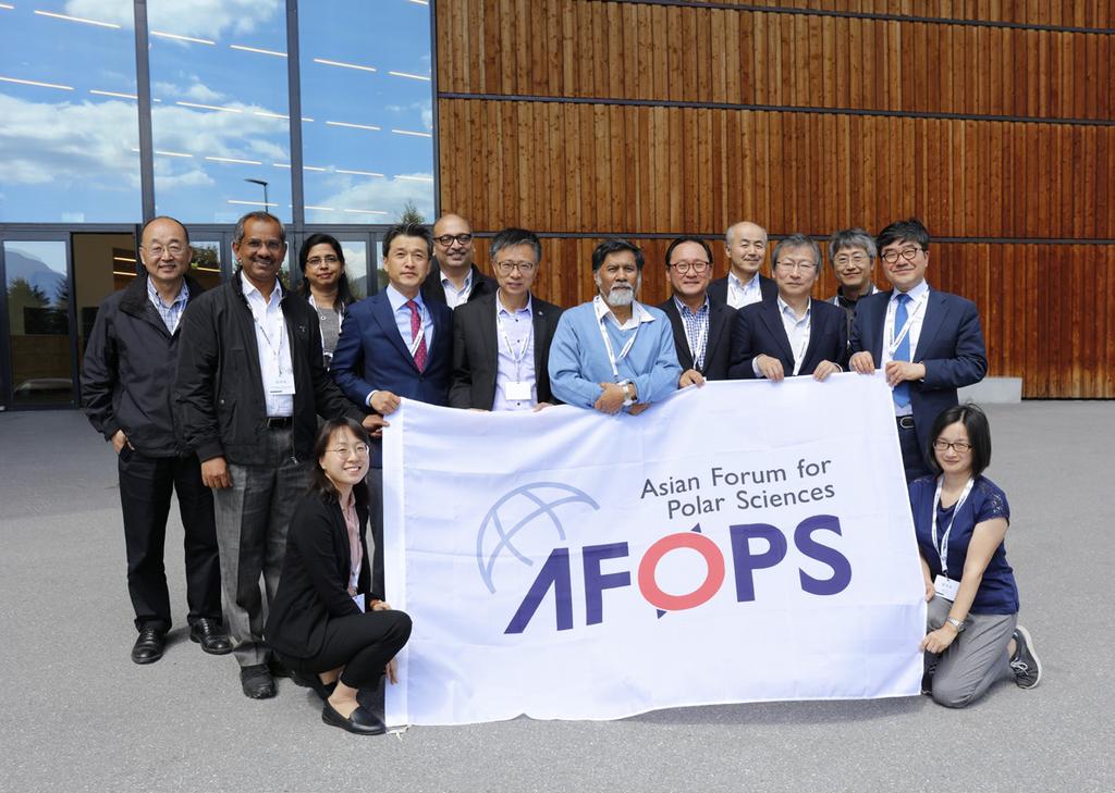 AFoPS Special Meeting in Davos The Asian Forum for Polar Sciences (AFoPS) special meeting in 2018 was held in Davos, Switzerland in June.
