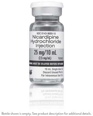 Nicardipine Kit contains: Nicardipine 25 mg vial 0.
