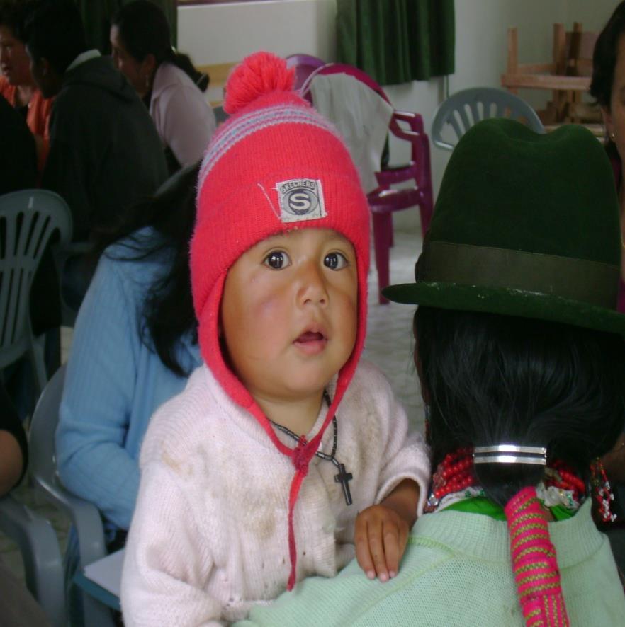 Sustainability The Ministry of Health of Ecuador implemented the Cotopaxi project closely together with CHS.