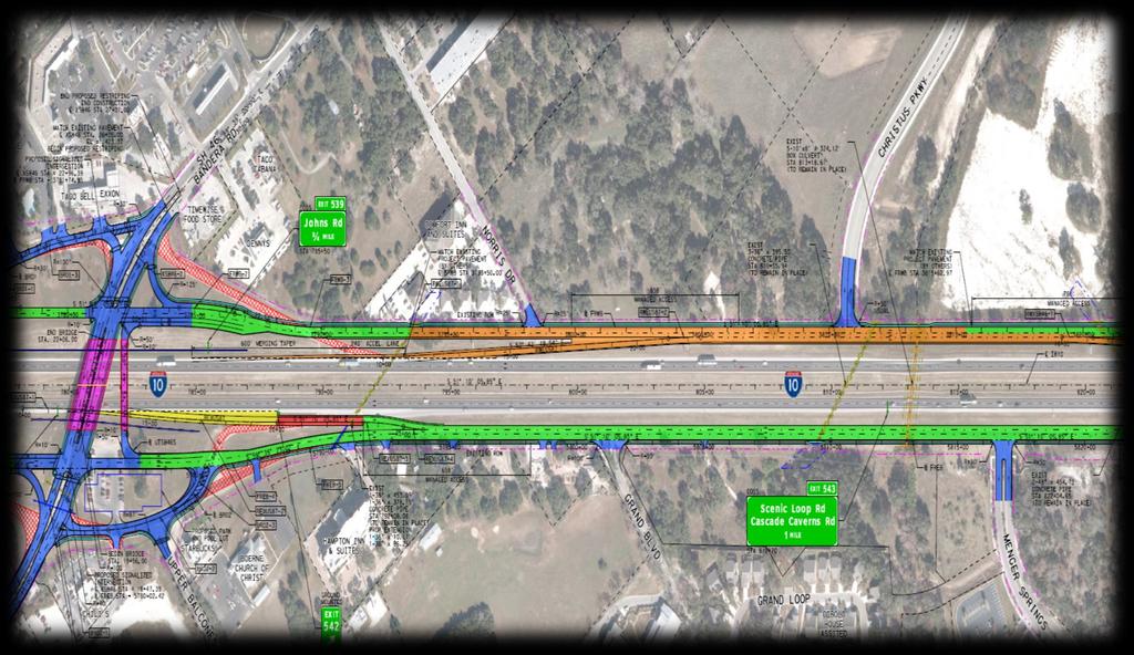 Highway 46 Improvements - Esser Road to Ammann Road This $11M project, which has been approved by TxDOT, has faced significant delays as the city tries to determine how to fund utility relocations so