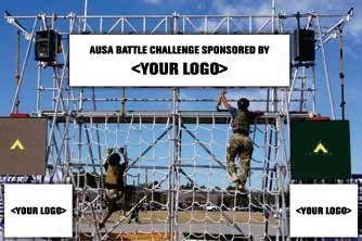 PREMIERE BATTLE CHALLENGE SPONSOR (Exclusive) $30,000 Premiere banner location on the top of the rope climb Two banners on either side