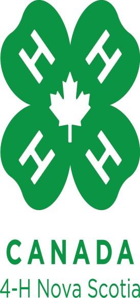 Important Dates... 1 4-H Nova Scotia Contacts... 1 We ve Moved!... 2 New Website What 4-H Has Meant to You... 2 Provincial Show Camping Forms... 2 Camp Rankin We re Hiring.