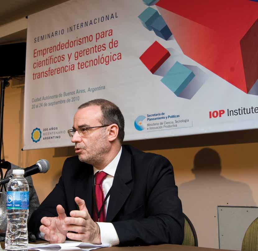 Promoting entrepreneurship IOP is committed to stimulating the application of physics in industry and business, and to see scientific innovations contributing to the economy of developing countries