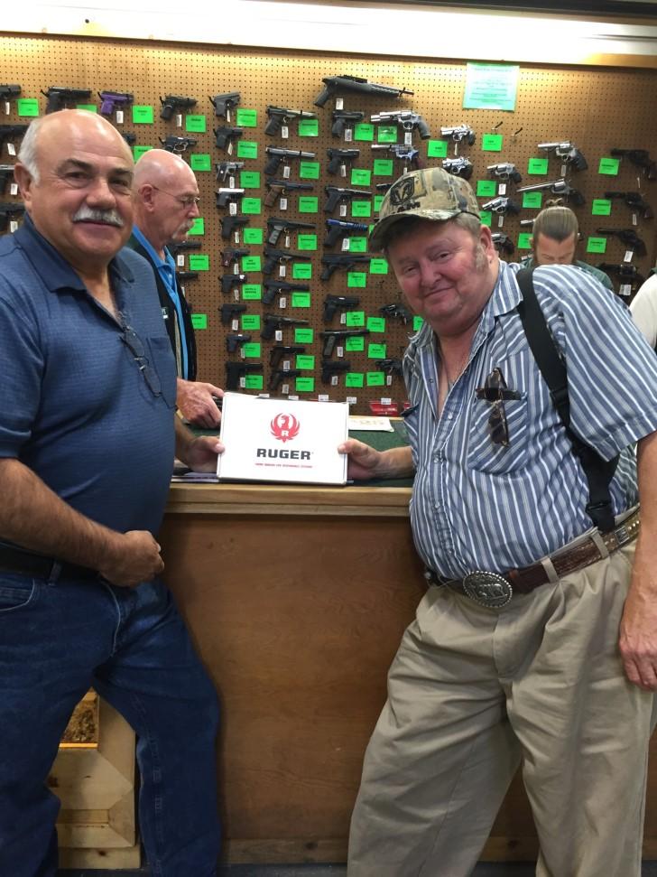 45 ACP pistol and the Second Place winner Danny Carroll from Chapter #19 in Artesia (right) who received the Ruger LC9. Thanks to everyone for helping make this year s Convention successful.