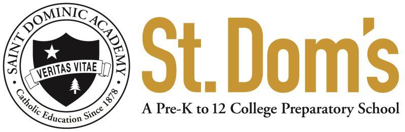 The Saints Weekly Digest Re-Enrollment Begins Today It s time to enroll at Saint Dominic Academy. The enrollment period (if applying for financial aid) will take place from January 12 to February 12.
