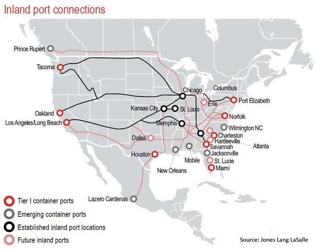 Priority Ports* Ports support international trade; that produces 1/3 of U.S.