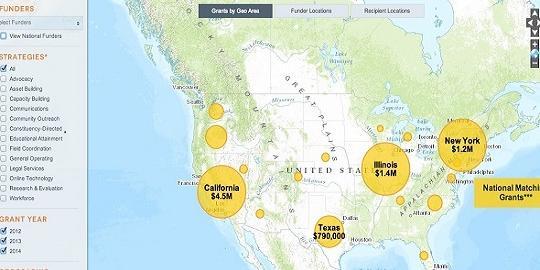 DACA Grants Map New, Interactive, Online Resource! http://gis.foundationcenter.org/gcir_map/ Map will be updated quarterly.