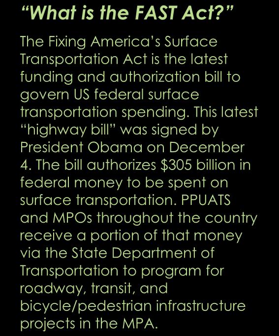 INTRODUCTION TIP PROCESS AND FUNDING AUTHORIZATION The FY2018-2021 TIP includes summaries of federally-funded transportation projects to be implemented each year of a four-year period.