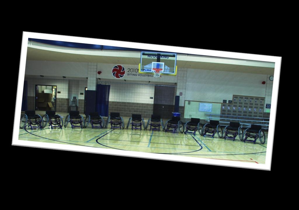 In addition to the daily use, we will also be using the sport chairs for Adaptive and Inclusive Recreation nights, wheelchair basketball intramurals, beginning January 21, 2016, adaptive sport