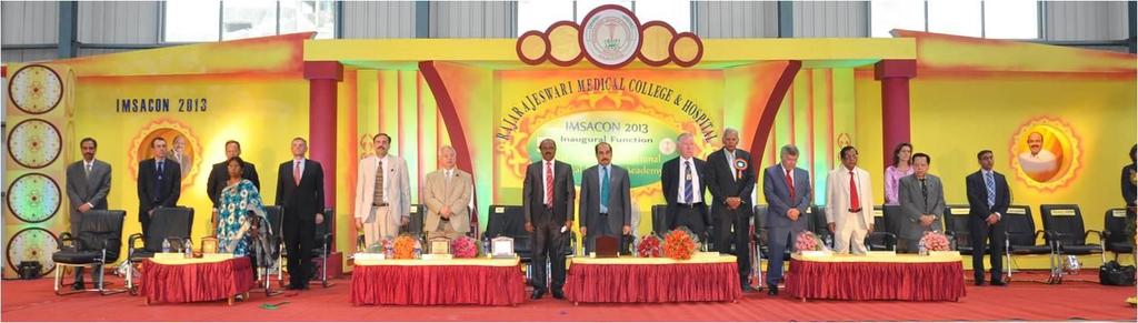 Inauguration, IMSACON 2013, Rajarajeshwari Medical College & Hospital, Bangalore, Karnataka, India 2.