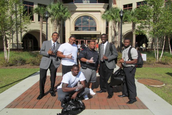 service project that began in the spring of 2011 that is known as Campus Clean Up.
